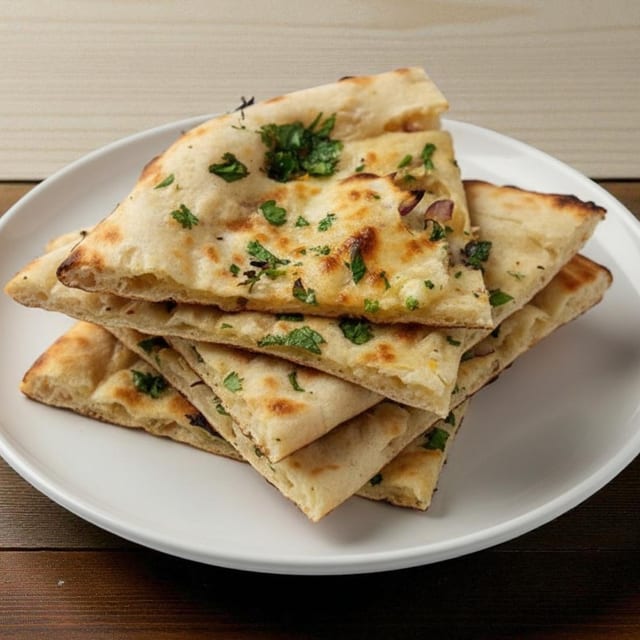 Onion and Paneer Bread.