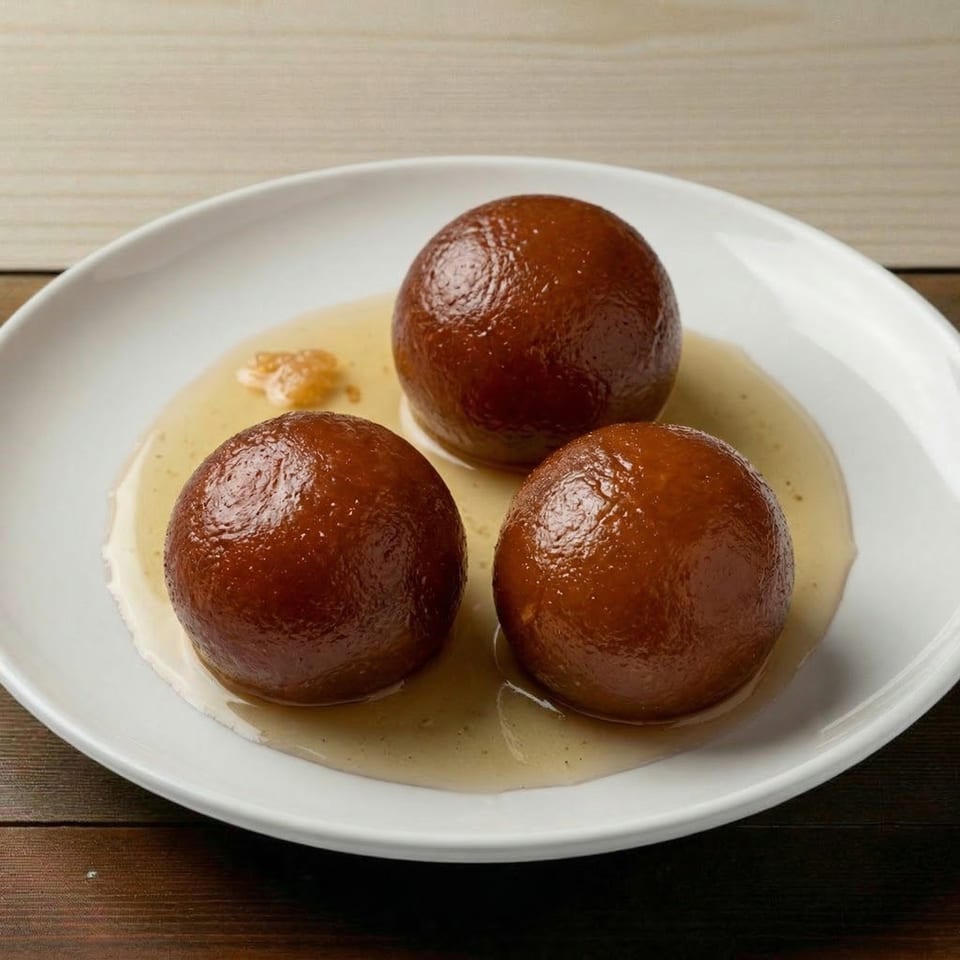 Indulge in our gulab jamun